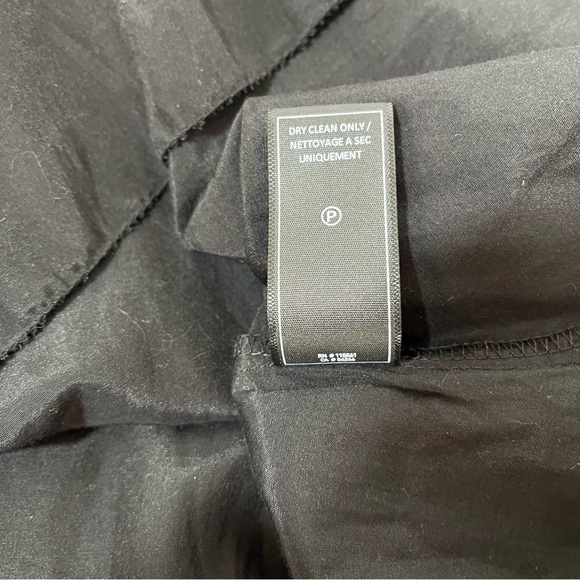 NWT 7 for all mankind black off the shoulder top blouse silk blend - Picture 8 of 8